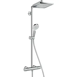 Brause-System Crometta E Showerpipe 240 1jet, mit Thermostat (Ausführung: Brause-System Crometta E240)