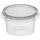 daybays 500 Stk. Dressingboxx (Saucecup) 50cc. 75x24 mm Kombi-Verpackung Transparent inklusive passende Deckel