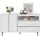 Okwish Sideboard 140 x 77 x 42 cm Weiß