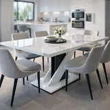 OTTO home Torino 120 x 75 x 80 cm schwarz/weiß