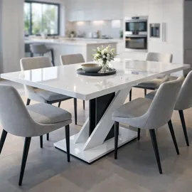 OTTO home Torino 120 x 75 x 80 cm schwarz/weiß