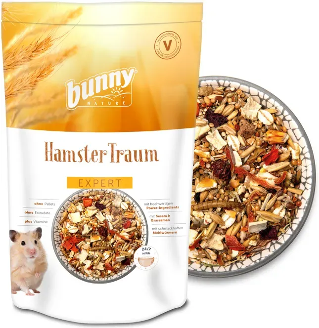 Bunny Nature HamsterTraum EXPERT - Premium Nahrung für Hamster 500 g