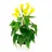 I.GE.A. Kunstblume Calla, I.GE.A., Höhe 45 cm, Im Topf aus Keramik Kunstpflanze Künstliche Blumen Seidenblumen gelb