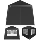 CASARIA CASARIA® Pavillon und 4x Seitenteil Schwarz