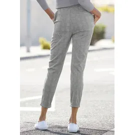 VIVANCE Jogger Pants kariert grau/schwarz 44