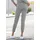 VIVANCE Jogger Pants kariert grau/schwarz 44