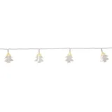 MARELIDA LED Lichterkette Weihnachtsbäume 1,35 m Weiß