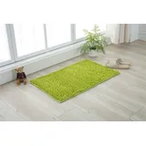 Odot Chenille Badematte, Super Saugfähiger WeicherBad-Teppiche Anti-Rutsch Bequeme Waschbarer Badteppich Flauschiger Badezimmerteppich in Shaggy-Optik (40x60cm,Gras-Grün)