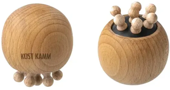 Kost Kamm Faszien Massagekugel, Buche