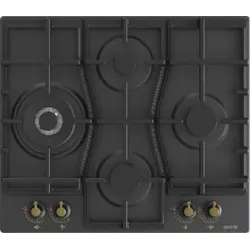 Gorenje Classico Gas-Kochfeld schwarz GW6D42CLB