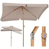 Sekey Balkonschirm 200 x 125 cm Taupe