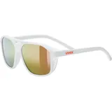 Uvex cosmic Kindersportbrille, white matt mirror red