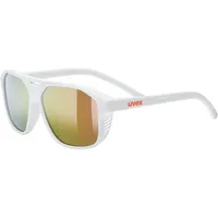 Uvex cosmic Kindersportbrille, white matt mirror red