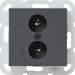 Gira Stereo-Steckdose anth System55 040228