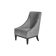 Max Winzer Sessel Lina Samt 67 x 96 x 0 cm Schwarz