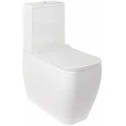 RESA C SpiralflushStandWC 52 cm Universalförmiger Abfluss Weiß glänzend