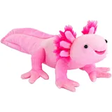 Wild Republic Cuddlekins Mini Axolotl, Plüschtier, 20 cm, Plüschspielzeug, Füllung besteht aus recycelten Wasserflaschen