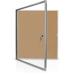 Magnetoplan Schaukasten SP Kork mit Acrylglas, Innenbereich 12xA4 1120x1085x40mm