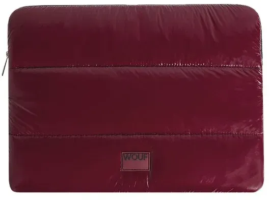 Wouf Glossy Laptophülle 34 cm burgundy glossy