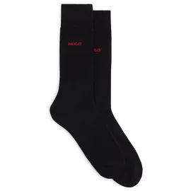Hugo 2er Pack Herrensocken Schwarz 43-46