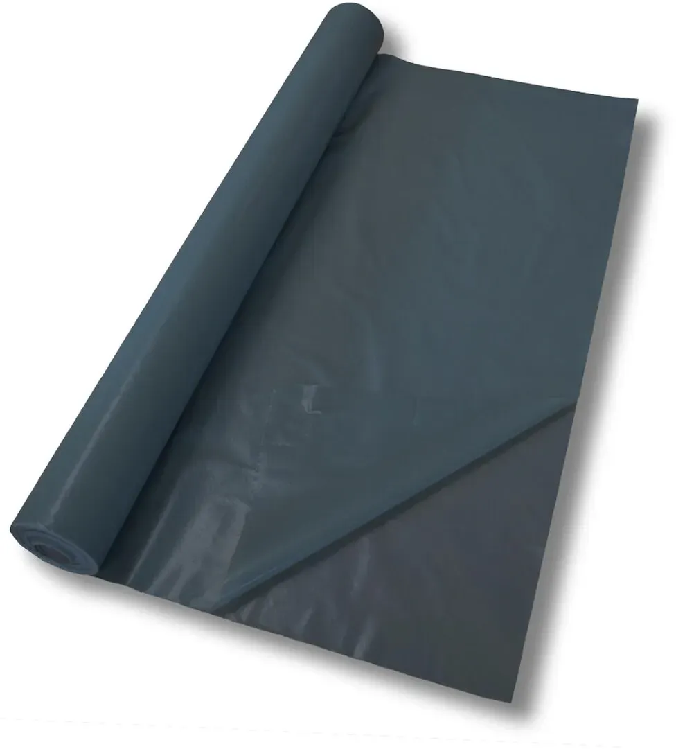 VEPATIM 2x Abdeckfolie Baufolie schwarz opak  3000mm x 10m 85my LDPE