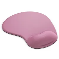 CSL Mauspad Office Gel Mousepad mit ergonomischer Handgelenkauflage, Office Gel Mousepad mit ergonomischer Handgelenkauflage,dunkelrosa rosa