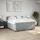 vidaXL Boxspringbett 180 x 200 cm Hellgrau