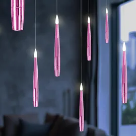 OTTO home Dekolicht Korrinna LED chrom rosa