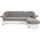 DOMO collection Eckcouch Kunstleder 3-Sitzer Grau