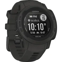 GARMIN Instinct 2S Solar Smartwatch Silikon, 112-180 mm, Schiefergrau