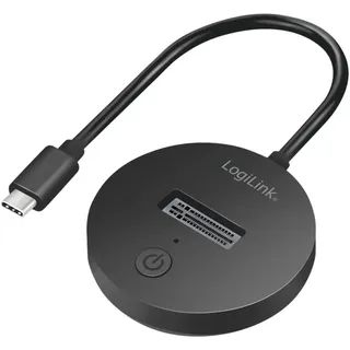 Logilink USB 3.2 Gen 2) mobiler Quickport für M.2 NVMe (PCIe) oder SATA (NGFF) SSDs