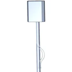 ALLNET GSM-Antenne 4dbi MIMO Flat Patch LTE Antenne 2x7m Kabel ALL19103