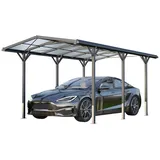 Gfp Carport 2,85 x 5,05 m anthrazit inkl. Regenrinne
