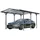 Gfp Carport 2,85 x 5,05 m anthrazit inkl. Regenrinne