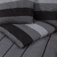 VidaXL Bettwäsche-Set Dunkelgrau 140x200 cm Baumwolle