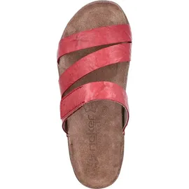 Rieker Damen Pantolette in rot - Gr. 41