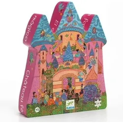 DJECO DJ07246 Formen Puzzle: The fairy castle - 54 Teile