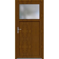 Panto Kunststoff-Nebeneingangstür K504 98 x 198 cm DIN L Dekor Golden Oak