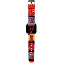 Kids Licensing LED-Digitaluhr Spiderman Mehrfarbig