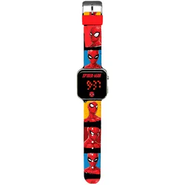 Kids Licensing LED-Digitaluhr Spiderman Mehrfarbig