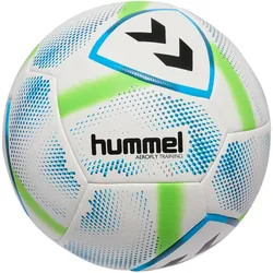 hummel hmlAEROFLY Training Fußball 9301 - white/blue/green 4