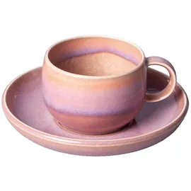 Villeroy & Boch Kaffeetasse mit Untertasse 0,19 l Rosa