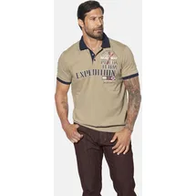 Jan Vanderstorm Poloshirt ERLING beige 5XL