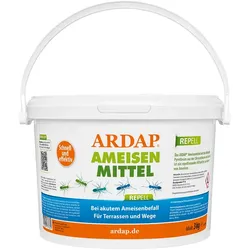 ARDAP® Repell Ameisenmittel 3kg - Streumittel zur Abwehr von Ameisen auf Terrassen & Wegen