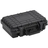 vidaXL Flugkoffer Tragbar Transportkoffer Fotokoffer Kamerakoffer Schutzkoffer Universalkoffer Aufbewahrungskoffer Schwarz 30x22x10 cm PP