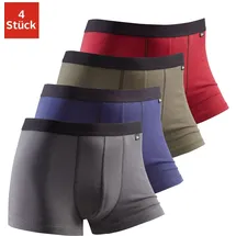 Buffalo Boxer olivgrün / blau / bordeaux / grau S 4er Pack