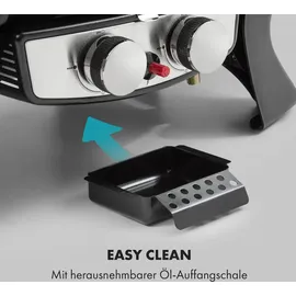 Klarstein Gasgrill Parforce Duo grau