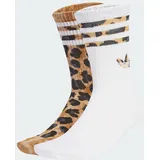 adidas Leopard Crew Socken 2 Paar Bronze Strata/Schwarz 46-48