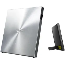 ASUS SDRW-08U5S-U UltraDrive externer Slim DVD Brenner (8x DVD±R, 6x DVD±R DL, 5x DVD-RAM, USB 2.0) (inkl. Brennsoftware