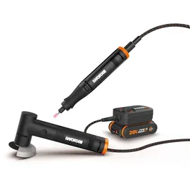 Worx MakerX Doppel-Set WX990M Multifunktionstool, Winkelschleifer, Akku & HubX